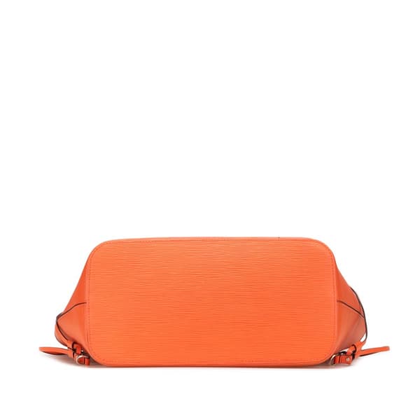 Pre-owned Louis Vuitton Epi Neverfull MM Orange
