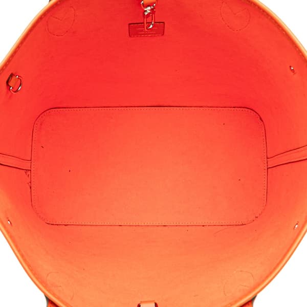 Pre-owned Louis Vuitton Epi Neverfull MM Orange