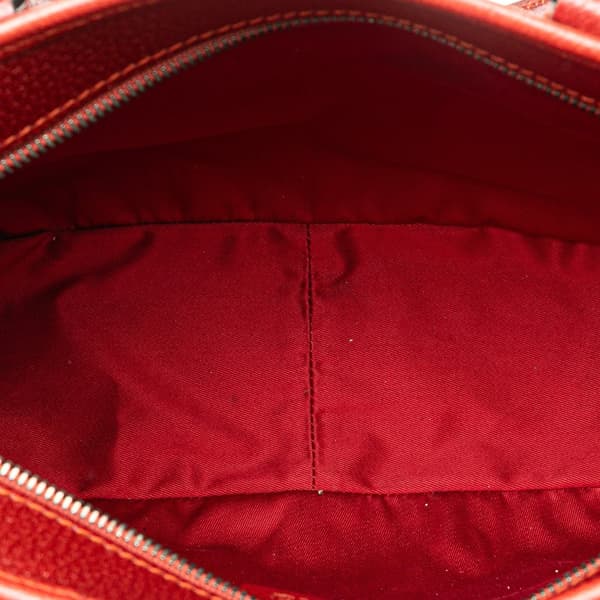 Pre-owned Gucci GG Canvas Tote Red