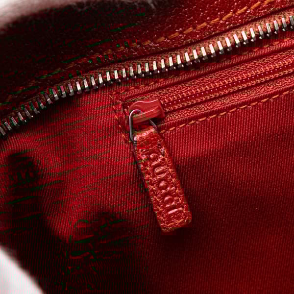 Pre-owned Gucci GG Canvas Tote Red