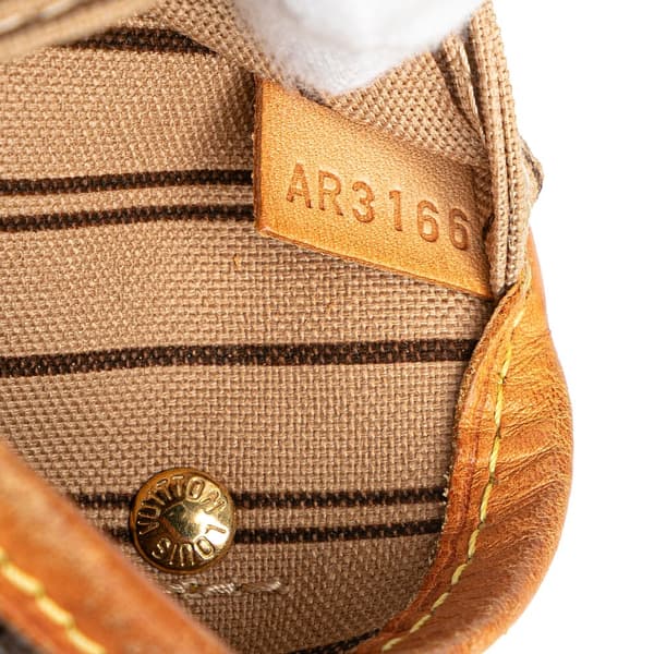 Pre-owned Louis Vuitton Monogram Neverfull PM Brown
