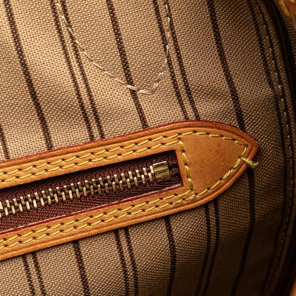 Pre-owned Louis Vuitton Monogram Neverfull PM Brown