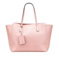 Miniatyrbild 1 av 10: Pre-owned Gucci Medium Leather Swing Tote Pink