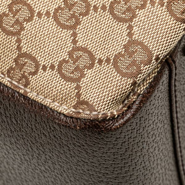 Pre-owned Gucci GG Canvas Tote Brown