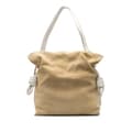 Pikkukuva 1 / 10: Pre-owned LOEWE Large Suede Flamenco Knot Tote Brown