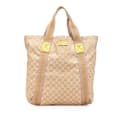 Miniatyrbild 1 av 10: Pre-owned Gucci GG Canvas Web Tote Brown