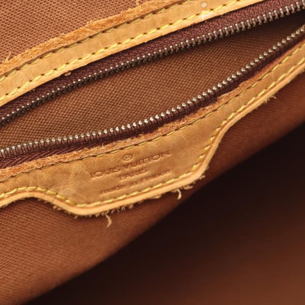 Pre-owned Louis Vuitton Monogram Cabas Piano Brown