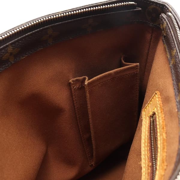 Pre-owned Louis Vuitton Monogram Cabas Piano Brown