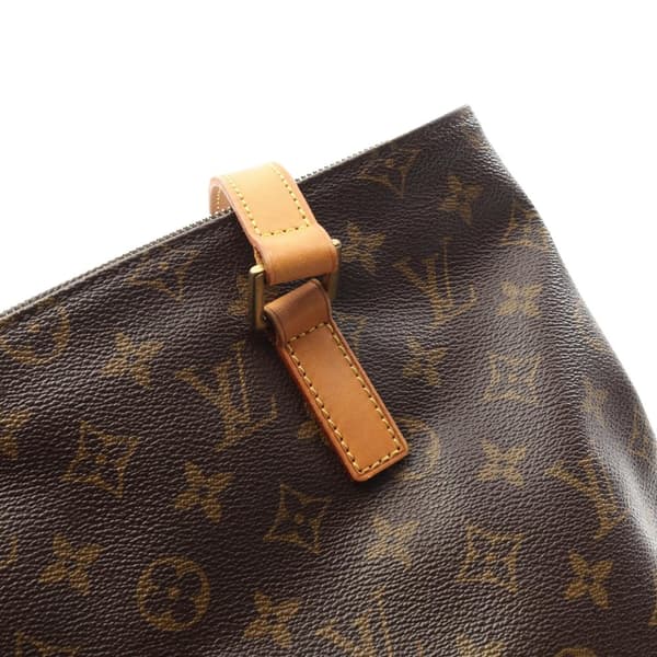 Pre-owned Louis Vuitton Monogram Cabas Piano Brown
