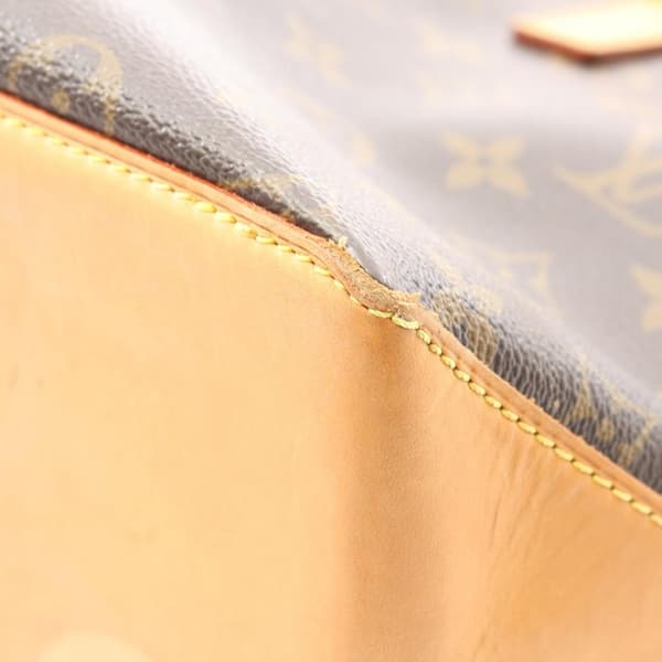 Pre-owned Louis Vuitton Monogram Cabas Piano Brown