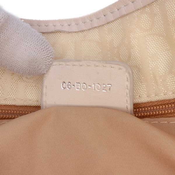 Pre-owned Dior Medium Diorissimo Trotter Nylon Lovely Tote Brown