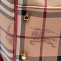 Miniatyrbild 6 av 9: Pre-owned Burberry Haymarket Check Coated Canvas Canterbury Tote Brown