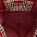 Miniatyrbild 4 av 10: Pre-owned Burberry Small Haymarket Check Coated Canvas Canterbury Tote Brown