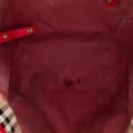 Miniatyrbild 5 av 10: Pre-owned Burberry Small Haymarket Check Coated Canvas Canterbury Tote Brown