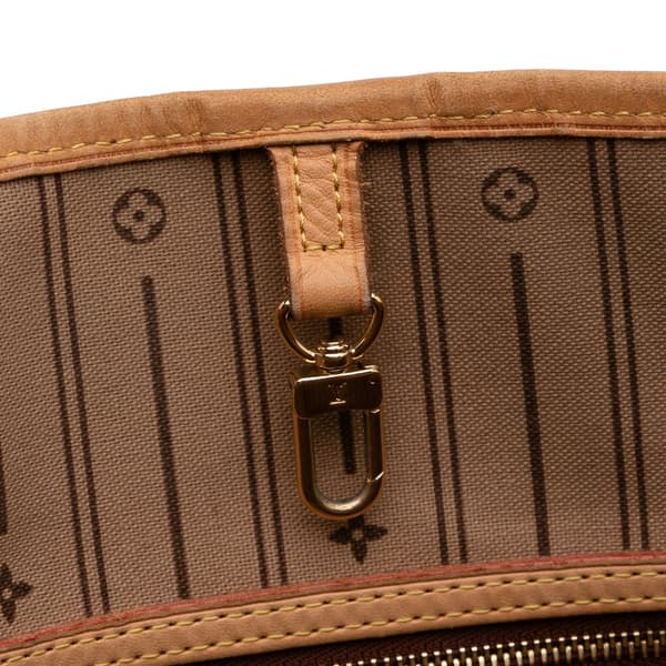 Pre-owned Louis Vuitton Monogram Neverfull GM Brown