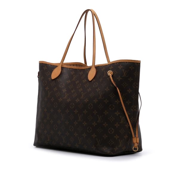 Pre-owned Louis Vuitton Monogram Neverfull GM Brown