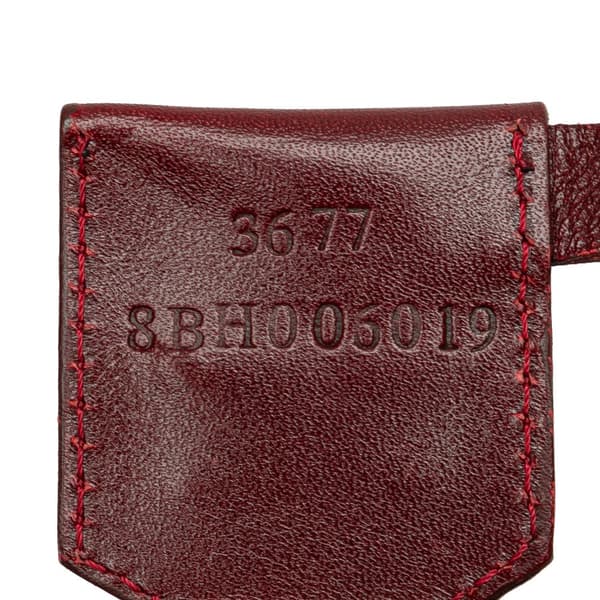 Pre-owned Fendi Zucchino Canvas Tote Red