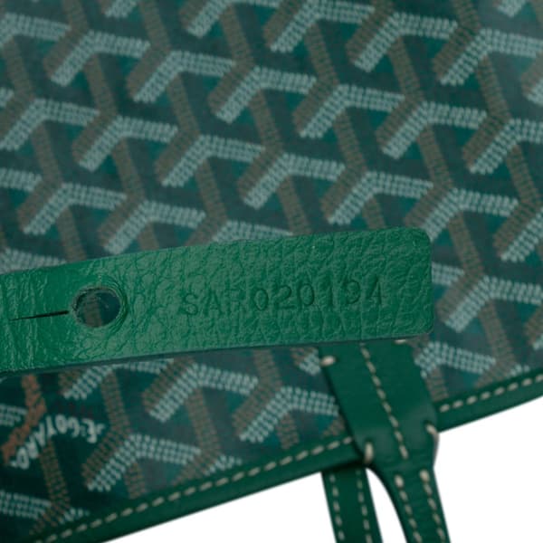 Pre-owned Goyard Goyardine Saint Louis PM Green