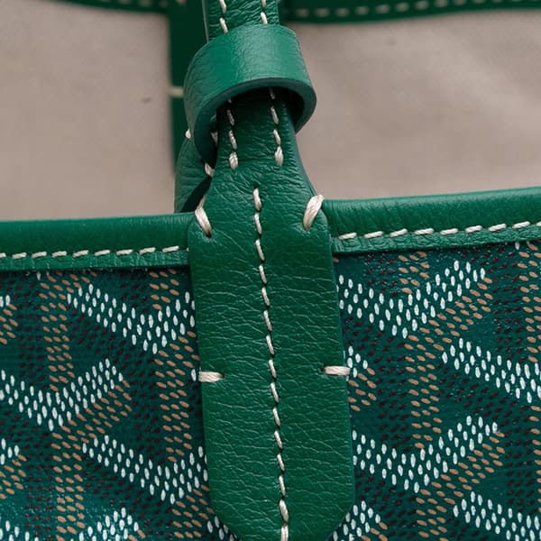 Pre-owned Goyard Goyardine Saint Louis PM Green