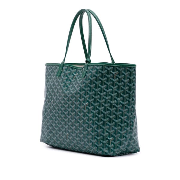 Pre-owned Goyard Goyardine Saint Louis PM Green
