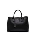 Miniatyrbild 1 av 10: Pre-owned Prada Large Saffiano Lux Galleria Tote Black