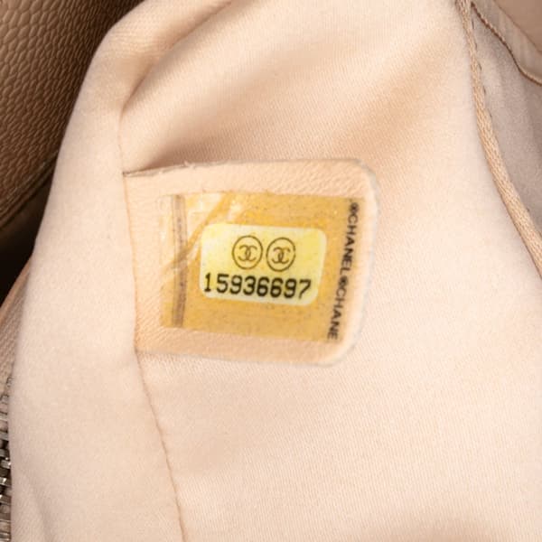 Pre-owned Chanel Caviar Grand Shopping Tote Brown