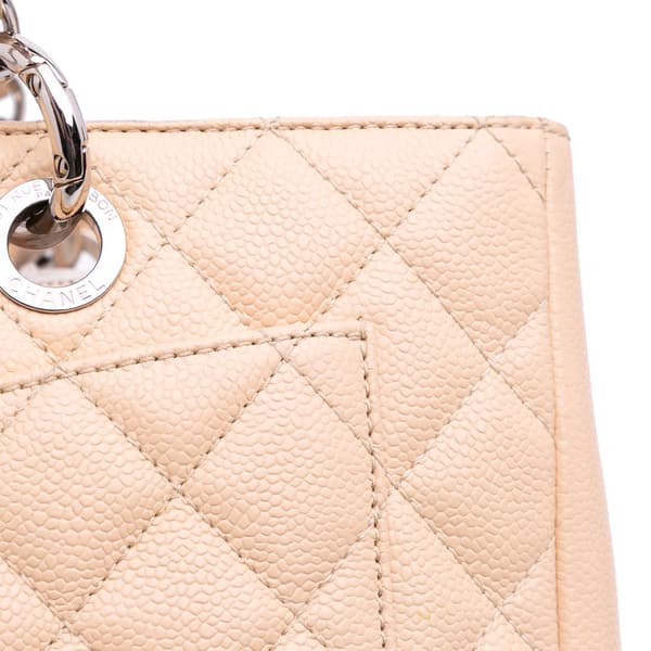 Pre-owned Chanel Caviar Grand Shopping Tote Brown