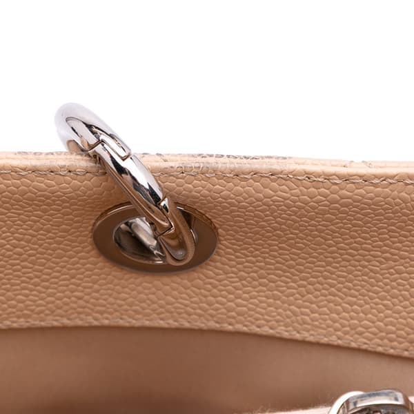 Pre-owned Chanel Caviar Grand Shopping Tote Brown