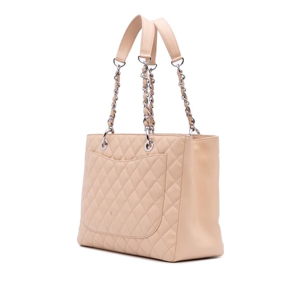 Pre-owned Chanel Caviar Grand Shopping Tote Brown