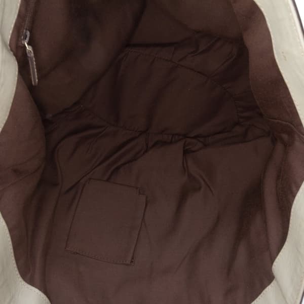 Pre-owned Gucci GG Canvas Abbey D Ring Tote Brown