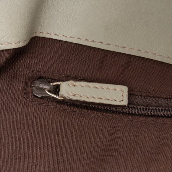 Pre-owned Gucci GG Canvas Abbey D Ring Tote Brown