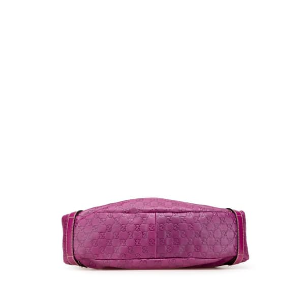 Pre-owned Gucci Medium Guccissima Abbey D Ring Tote Purple