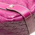 Miniatyrbild 9 av 10: Pre-owned Gucci Medium Guccissima Abbey D Ring Tote Purple