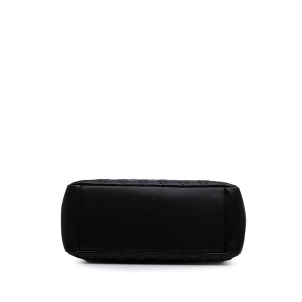 Pre-owned Chanel Caviar Grand Shopping Tote Black