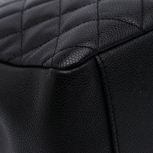Pre-owned Chanel Caviar Grand Shopping Tote Black