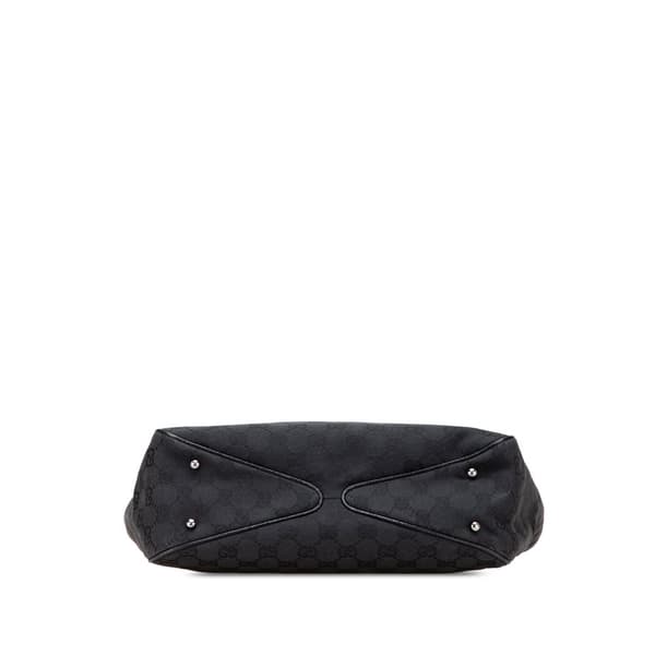 Pre-owned Gucci GG Canvas Tote Black
