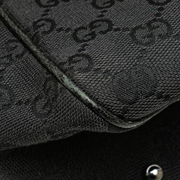 Pre-owned Gucci GG Canvas Tote Black