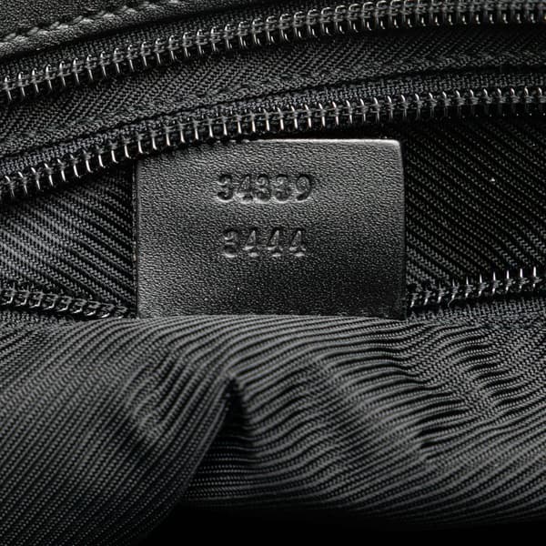 Pre-owned Gucci GG Denim Tote Gray