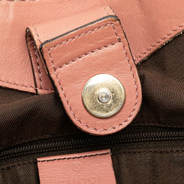 Pre-owned Gucci Medium GG Canvas Sukey Tote Brown