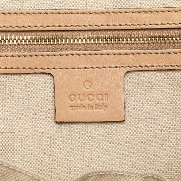 Pre-owned Gucci GG Canvas Lovely Tote Pink