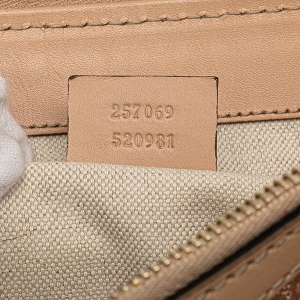 Pre-owned Gucci GG Canvas Lovely Tote Pink