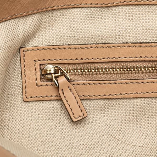 Pre-owned Gucci GG Canvas Lovely Tote Pink