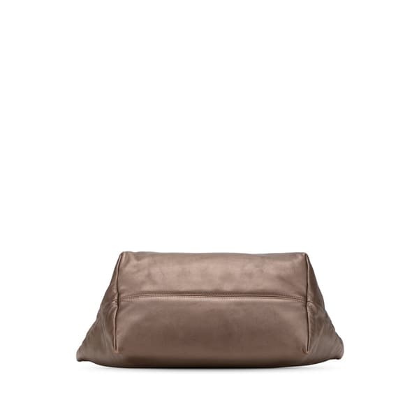 Pre-owned LOEWE Anagram Nappa Tote Brown