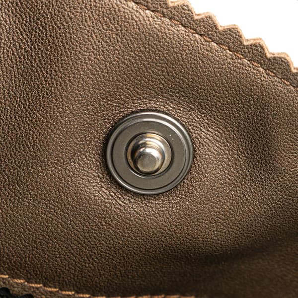 Pre-owned LOEWE Anagram Nappa Tote Brown