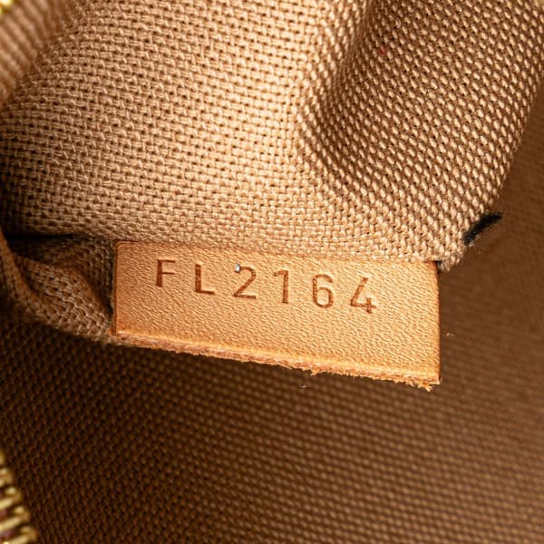 Pre-owned Louis Vuitton Monogram Delightful PM Brown