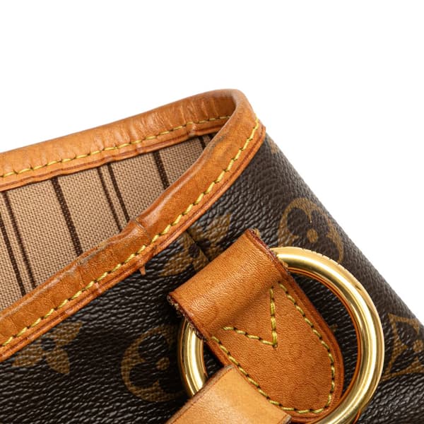 Pre-owned Louis Vuitton Monogram Delightful PM Brown