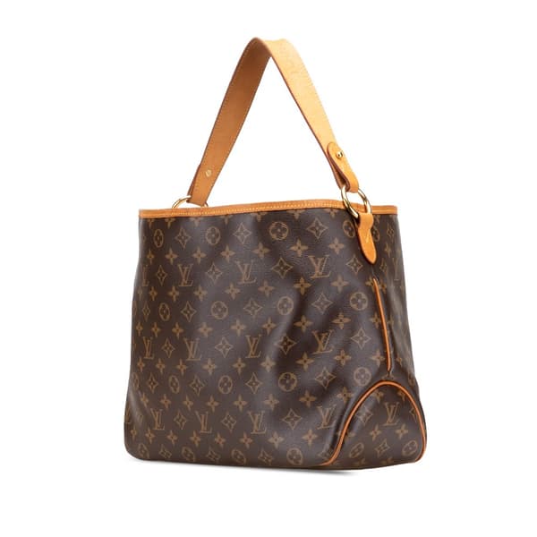 Pre-owned Louis Vuitton Monogram Delightful PM Brown