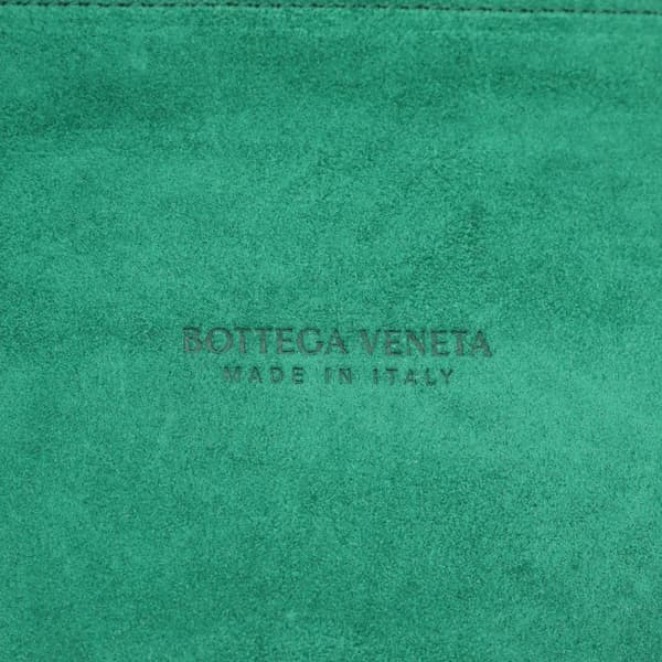 Pre-owned Bottega Veneta Medium Nappa Maxi Intrecciato Arco Tote Green