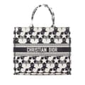 Miniatyrbilde 1 av 6: Pre-owned Dior Large Canvas Embroidered Lucky Star Book Tote Blue