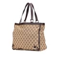 Miniatyrbild 2 av 10: Pre-owned Gucci GG Canvas Abbey D Ring Tote Brown